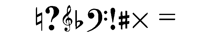 Markbats Regular Font OTHER CHARS
