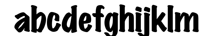 MarkerFeltWide-Plain Regular Font LOWERCASE