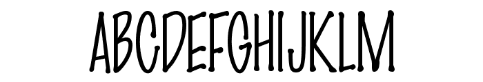 MarkerFinePoint-Plain Regular Font UPPERCASE