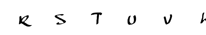 MarkerScript Font LOWERCASE