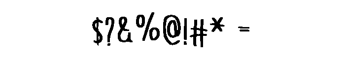 Markey Font OTHER CHARS
