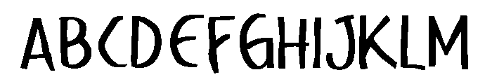 Markey Font UPPERCASE