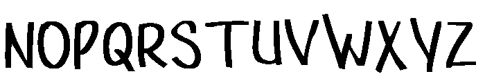 Markey Font UPPERCASE