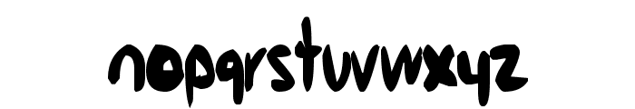 Markie's Fault Font LOWERCASE