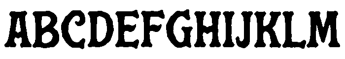 Marley Antique Font UPPERCASE