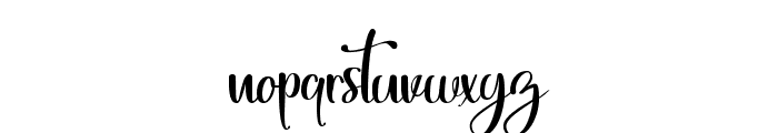 Marlyana Font LOWERCASE