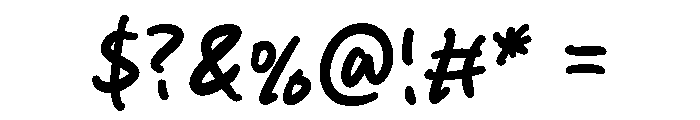Maron Black Font OTHER CHARS