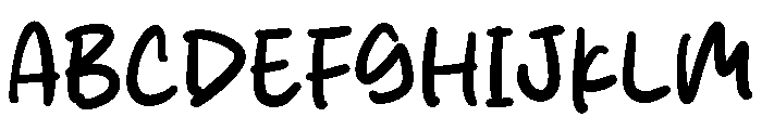 Maron Black Font UPPERCASE
