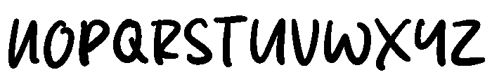 Maron Black Font UPPERCASE