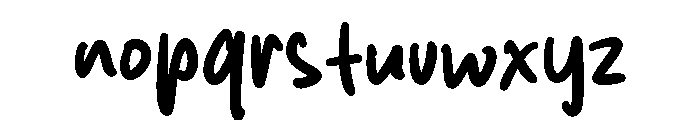 Maron Black Font LOWERCASE