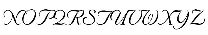 Marriage Script Normal Font UPPERCASE