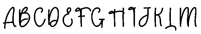 Married Font UPPERCASE