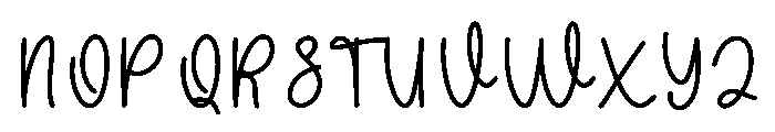Married Font UPPERCASE
