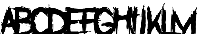 Marshal The Dead Font UPPERCASE