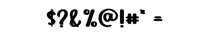 Marsmallow Font OTHER CHARS