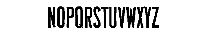 Marson Rough Font UPPERCASE