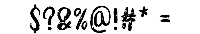 Martian Dust Font OTHER CHARS