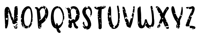 Martian Dust Font UPPERCASE