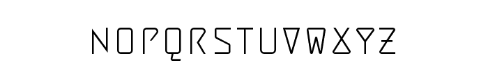 Martienso Thin Font LOWERCASE