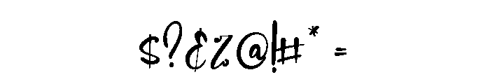 Martin Harvey Font OTHER CHARS