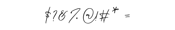 Maryanne Signature Font OTHER CHARS