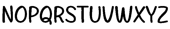 Maryosh Font UPPERCASE