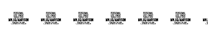 Maryson Rough PERSONAL USE Regular Font OTHER CHARS