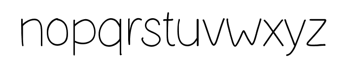 Masa Practice Font LOWERCASE