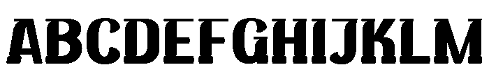 Masheutrial Regular Font UPPERCASE