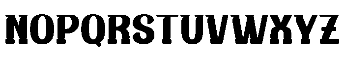 Masheutrial Regular Font UPPERCASE