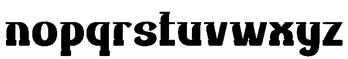 Masheutrial Regular Font LOWERCASE