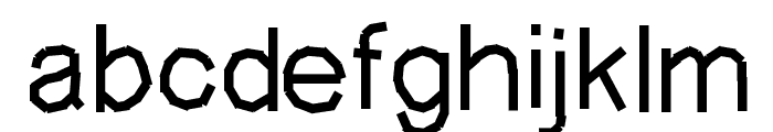 MaskingType Font LOWERCASE