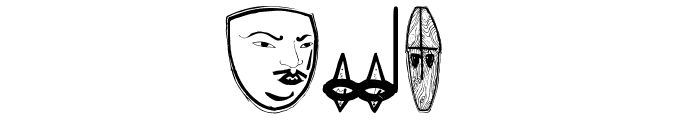 MasksK Font OTHER CHARS