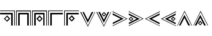 Masonic Cipher & Symbols Font UPPERCASE