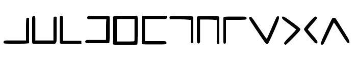 Masonic Cipher Font UPPERCASE