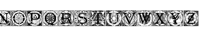 Masonic Tattegrain Font LOWERCASE