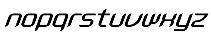 Massimo Oblique Font LOWERCASE