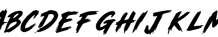 Master Victory Italic Italic Font UPPERCASE