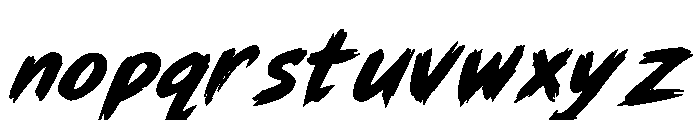 Master Victory Italic Italic Font LOWERCASE