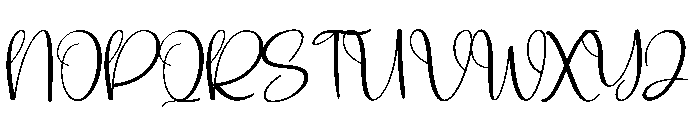 Masterday Font UPPERCASE