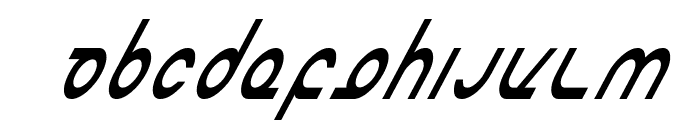 Masterdom Condensed Italic Font LOWERCASE