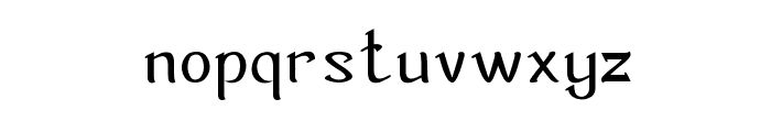 Mastermind Font LOWERCASE