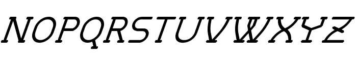 MastumThinItalic Font LOWERCASE