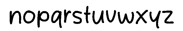 Matcha Iced Font LOWERCASE