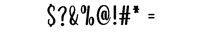 Matcha Shake Font OTHER CHARS