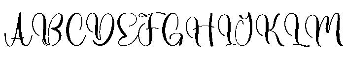 Matcha Shake Font UPPERCASE