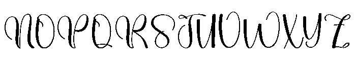 Matcha Shake Font UPPERCASE