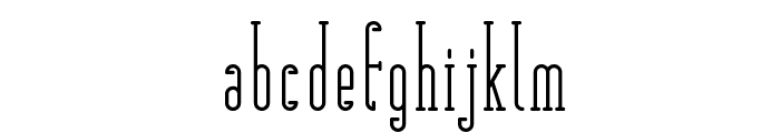Matchbook Serif Font LOWERCASE