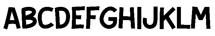 Matchuz Font UPPERCASE