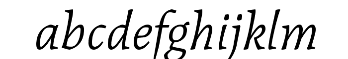 Mate-Italic Font LOWERCASE